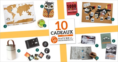 Des idées cadeaux chez Nature et Découvertes - Blog voyage