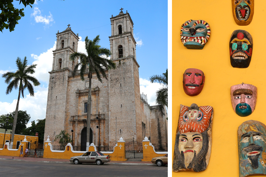 cathédrale mexique yucatan