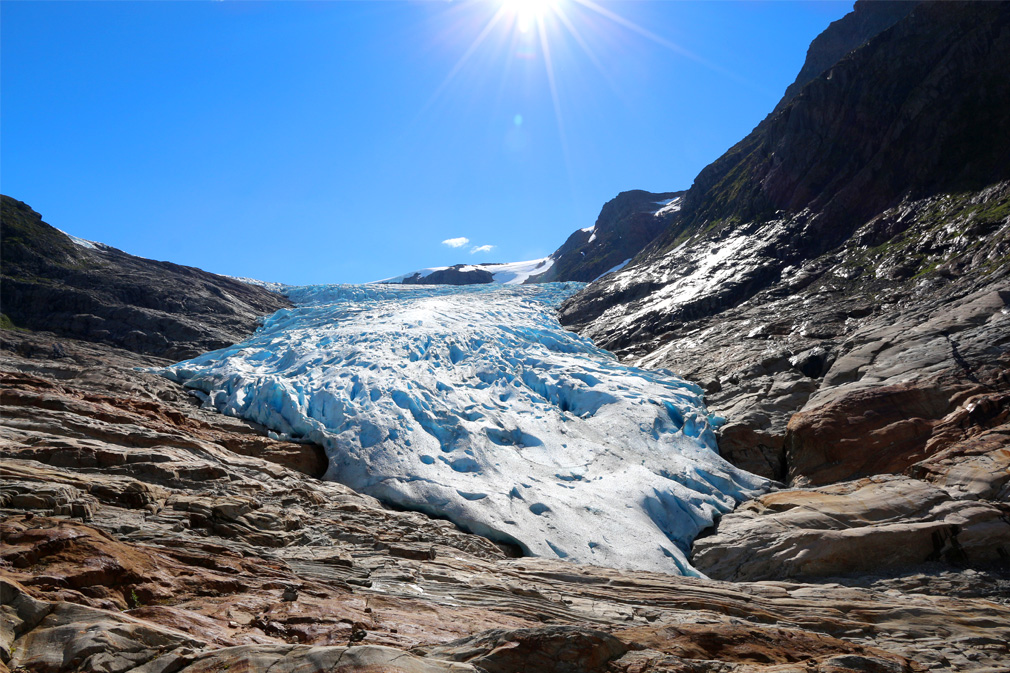 glacier svartisen norvege