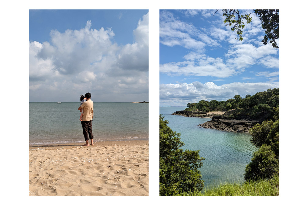 ile d'aix avec bébé