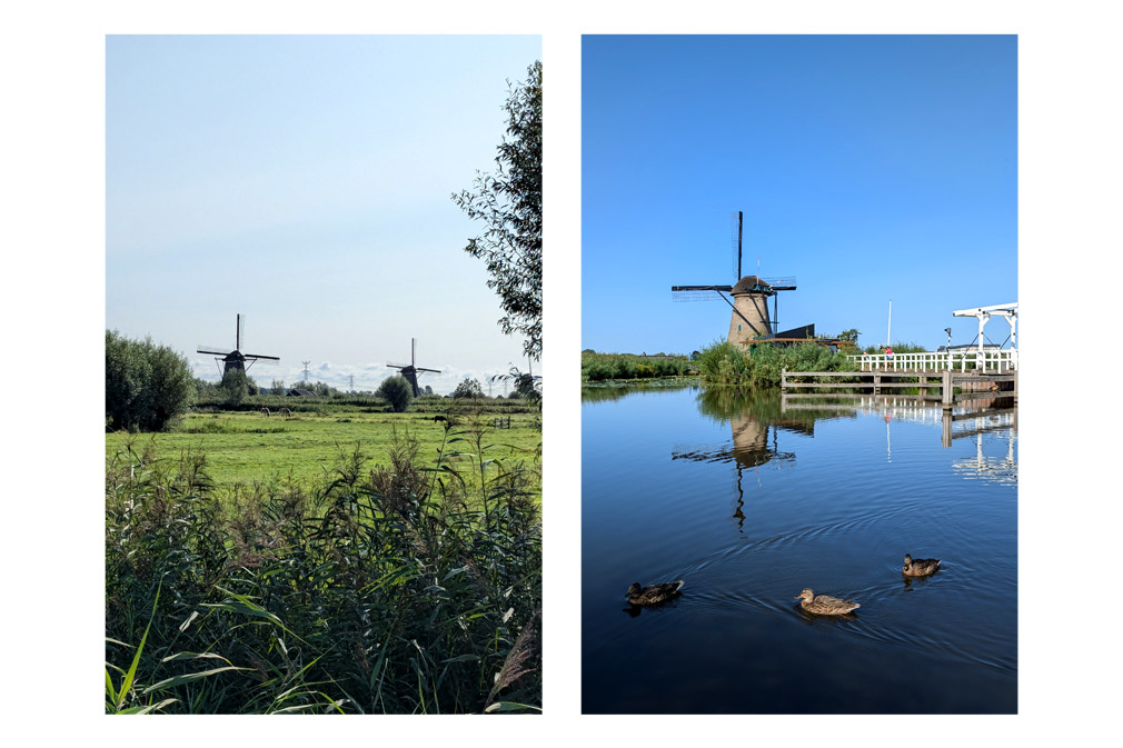 voir des moulins en Hollande