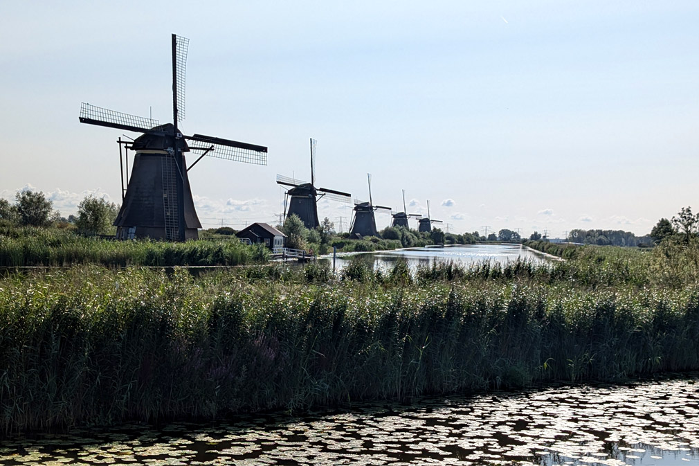 voir des moulins en Hollande