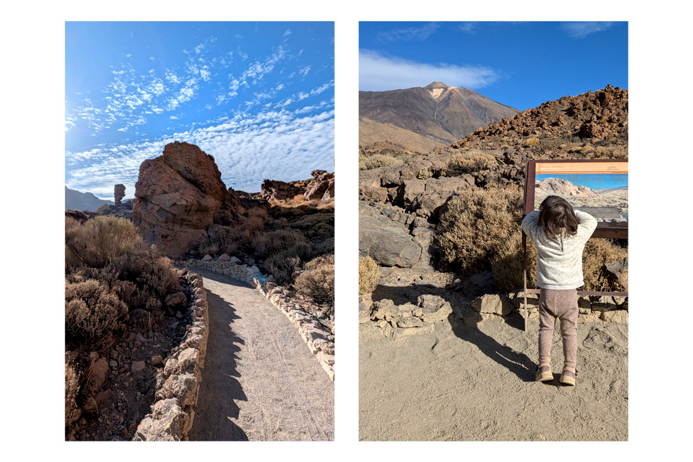 volcan Teide avec des enfants